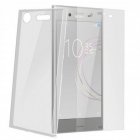 Avizar Funda Silicona Transparente + Cristal Templado para Sony Xperia XZ1
