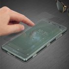 Avizar Funda Silicona Transparente + Cristal Templado para Sony Xperia XZ2 Compact