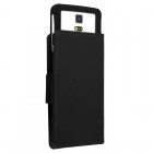 Avizar Funda Libro Negra para Smartphone Max. 139x133x71mm