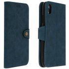 Avizar Funda Cartera Vintage Azul para Apple iPhone XR