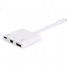 Equip Adaptador USB-C para Mini DisplayPort / USB 3.0 / USB-C Branco