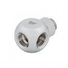 Corsair Hydro X Series XF Rotary Divisor en Y Cromo