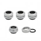 Corsair Hydro X Series XF Hardline 12mm OD Pack de 4 Cromo