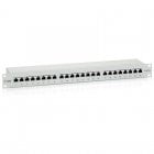 Equip Panel de Parcheo 1U Cat.6 24 Puertos 19" Gris
