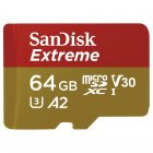 Sandisk Extreme MicroSDXC 64GB Classe 3 UHS-I + Adaptador