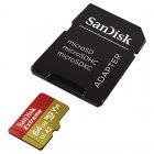Sandisk Extreme MicroSDXC 64GB Classe 3 UHS-I + Adaptador