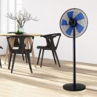Taurus Boreal 16C Elegance Ventilador de Pie 60W Negro/Azul
