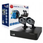 Homeguard HGDVK46702-1TB Kit CCTV 720P Smart HD 8 Canales + 2 Cámaras + Disco Duro 1TB