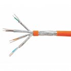 Equip Bobina Cable de Red Categoría 7 S/FTP 100m Libre de Halógenos Naranja