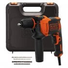 Black&Decker BEH710K-QS Berbequim Percutor 710W + 4 Brocas + Mala