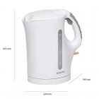 Bomann WK 5011 Hervidor de Agua 1.7L 2200W Blanco