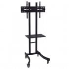 Approx APPST05 Soporte de Pie Móvil para Pantallas de 30" a 55" VESA Máx 40Kg con Estante