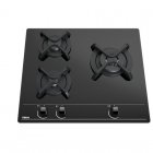 Teka GBC 63010 KBN Placa de Gas 3 Zonas Cristal Templado Negro