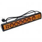 Garza Office Power Regleta 6 Tomas + 2 USB + RJ11 + RJ45 Naranja Garza Office Power Regleta 6 Tomas + 2 USB + RJ11 + RJ45 Naranja