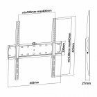 Aisens WT55F-013 Soporte  para TV de 32" a 55" VESA 400x400 Máx 40kg