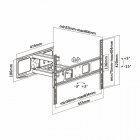 Aisens WT70TSLE-023 Soporte para TV de 37" a 70" VESA 600x400 Máx. 40kg