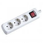 Garza Basic Power Regleta 3 Tomas con Interruptor y Cable 1.4m Blanco Garza Basic Power Regleta 3 Tomas con Interruptor y Cable 1.4m Blanco
