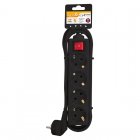 Garza Basic Power Regleta 4 Tomas con Interruptor y Cable 1.4m Negro Garza Basic Power Regleta 4 Tomas con Interruptor y Cable 1.4m Negro