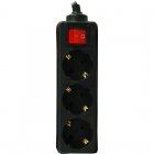 Garza Basic Power Regleta 3 Tomas con Interruptor y Cable 3m Negro Garza Basic Power Regleta 3 Tomas con Interruptor y Cable 3m Negro