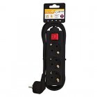 Garza Basic Power Regleta 3 Tomas con Interruptor y Cable 5m Negro Garza Basic Power Regleta 3 Tomas con Interruptor y Cable 5m Negro