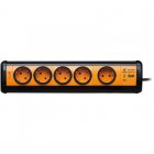Garza Home Power Regleta 5 Tomas + 2 USB Naranja Garza Home Power Regleta 5 Tomas + 2 USB Naranja
