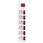 Garza Office Power Regleta 6 Tomas con Interruptores Independientes
