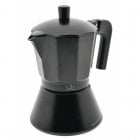 Jata CFI Cafetera Italiana 12 Tazas Negra