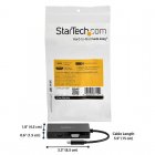 Startech Adaptador Gráfico USB-C a HDMI/DVI/VGA