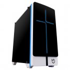 Hiditec NG-X2 USB 3.0 con Ventana Blanco/Negro