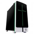 Hiditec NG-X2 USB 3.0 con Ventana Blanco/Negro