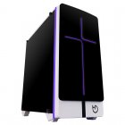Hiditec NG-X2 USB 3.0 con Ventana Blanco/Negro