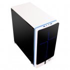 Hiditec NG-X2 USB 3.0 con Ventana Blanco/Negro