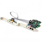 StarTech Tarjeta de Sonido PCI-e Sonido 7.1 Canales 24bit 192 kHz