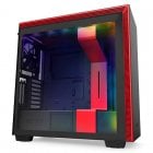NZXT H710i Cristal Templado USB 3.1 RGB Negro/Rojo Mate