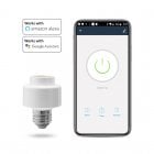 Unotec Casquillo WiFi para Bombillas E27 Compatible con Alexa y Google