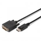 Digitus Cabo Adaptador DisplayPort-DVI 3m com Bloqueio