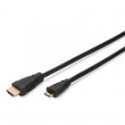 Digitus Cable de Alta Velocidad HDMI Tipo C-Tipo A M/M 3m