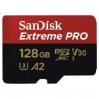 SanDisk Extreme Pro MicroSDXC 128GB Classe 10 U3 V30 A2 + Adaptador SD