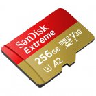 SanDisk Extreme MicroSDXC 256GB Classe 10 U3 V30 A2 + Adaptador SD