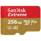 SanDisk Extreme MicroSDXC 256GB Classe 10 U3 V30 A2 + Adaptador SD