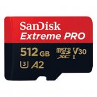 SanDisk Extreme PRO MicroSDXC 512GB Classe 10 U3 V30 A2 + Adaptador SD