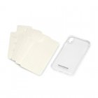 Moleskine Funda Transparente con Plantillas de Papel para iPhone X