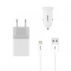 Unotec Pack Cargador 8 Pines para iPhone