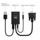Ewent Convertidor VGA a HDMI con Audio