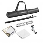 Walimex Reflector 5 en 1 Cuadrado 90cm + Monopie