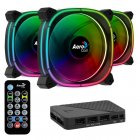 Aerocool Astro 12 Pro RGB Pack 3 Ventoinhas 120mm