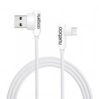 Nueboo Cabo USB-C Em Ângulo 1m Branco