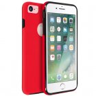 Avizar Funda Protectora de Silicona y Policarbonato Protección 360º Roja para iPhone 7 / iPhone 8