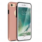 Avizar Fundas Protectora de Silicona y Policarbonato Color Champán para iPhone 7 / iPhone 8