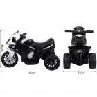 HomCom BMW Triciclo Trimoto Moto Eléctrica 6V Blanca/Negra
